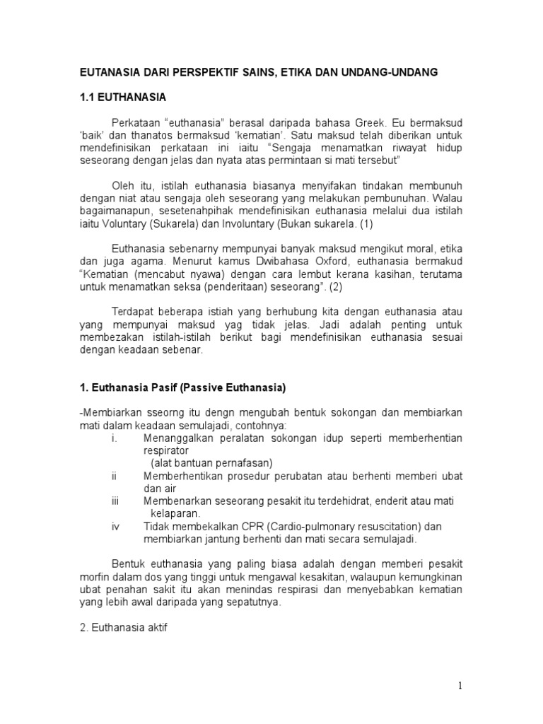 Perfect Euthanasia Pdf