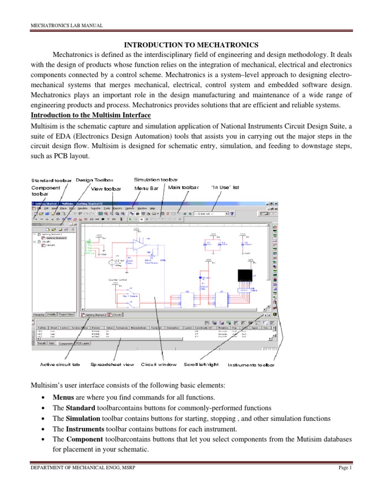 Mechatronics Lab Guide | PDF | Logic Gate | Programmable Logic Controller