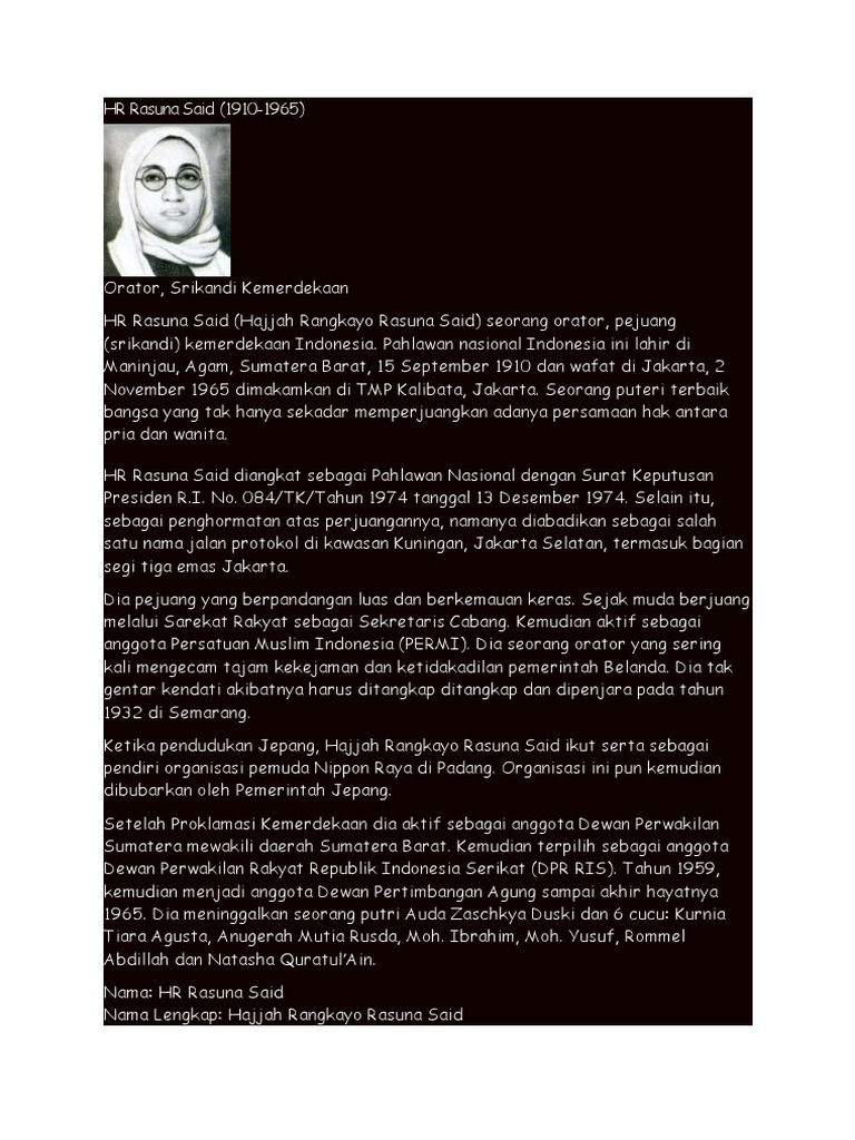 HR Rasuna Said | PDF