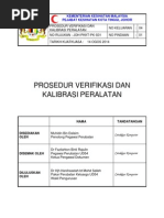 S01 - Prosedur Verifikasi Dan Kalibrasi Peralatan PDF