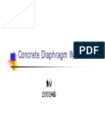 Concrete Diaphragm Walls