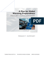 A Plan For Global Warming Preparedness: A Proposal To Manage Risk & Invest in Resilient Communities