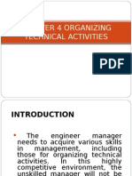 Chapter 4 Organizing Technical Activities