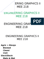 Engineering Graphics Ii MEE 218