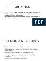 IEEE Citation and Plagiarism