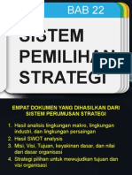 Sistem Pemilihan Strategi