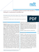 Hypertension in Hemodialysis Patients Treated With Atenolol or . Dial. Transplant. 2014 Agarwal 672 81