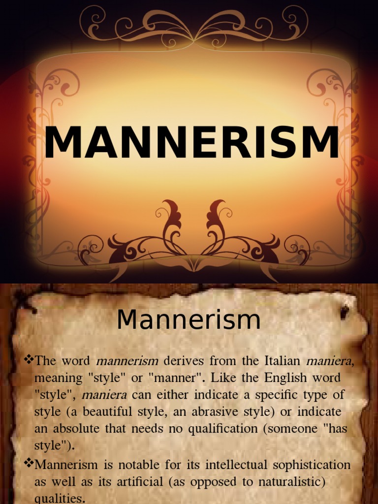 Understanding Mannerism in Art | PDF