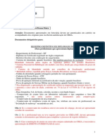 Documentos Expedição CREA