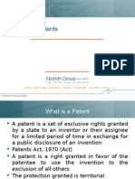 Basics of Patents: Nishith Desai Associates