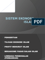 Sistem Ekonomi Islam Fix