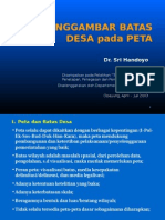 Menggambar Peta Batas Desa