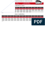 Horarios Aldeavieja Avila