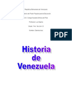 Historia de venezuela