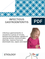 Infectious Gastroenteritis: Tamara Fulkerson Allison Geary