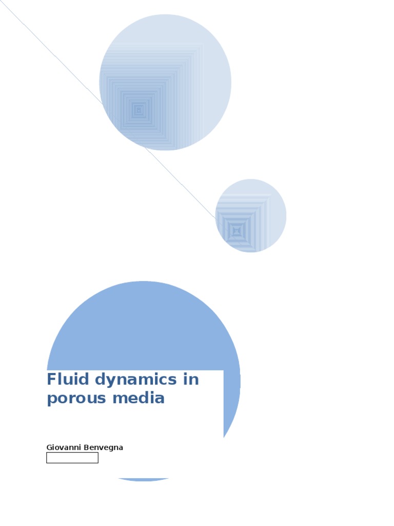 Fluid Dynamics in Porous Media | PDF | Viscosity | Petroleum Reservoir