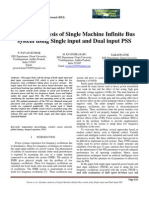 Dynamic Analysis of Single Machine Infinite Bus System(ModelamentoEspacoEstados)