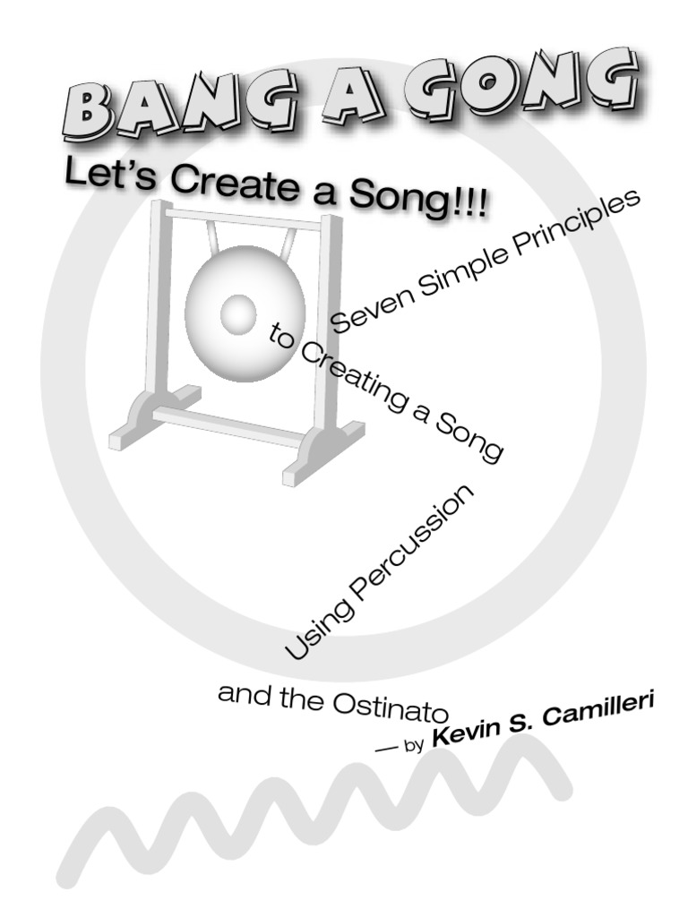 Bang A Gong Sample PDF PDF Tempo Scale (Music)