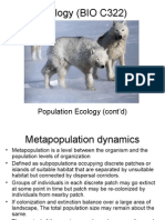 Population ecology metapopulation dynamics r-K selection