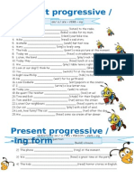 Present Progressive / - Ing Form