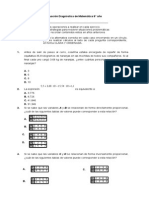 Diagnóstica de Matemática 8