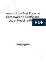 Task Force On Conservation and Sustainable Use of Medicinal Plants Report 2000