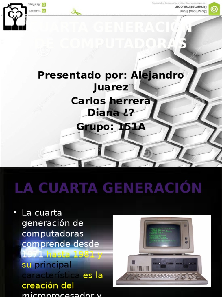 Cuarta Generaciòn de Computadoras | PDF | Microprocesador ...