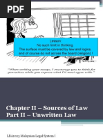Download Chapter 2 - Source of Law Part II-unwritten Law by Muhammad Nizam Awang SN25960220 doc pdf