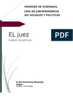 Analisis Pelicula El Juez