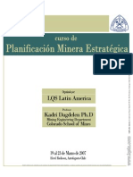 Strategic Open Pit Mine Planning Course PDF