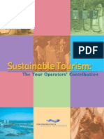 Sustainable Tourism - The Tour Operator's Contribution