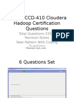 Prep of CCD-410 Cloudera Hadoop Certification Questions