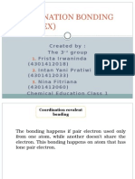 The Covalent Coordination Bonding