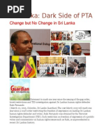 Sri Lanka Dark Side of PTA