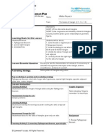 L - F Lesson Plan: Learning Goals For This Lesson