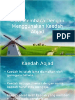 Asas Mengajar Dengan Menggunakan Kaedah Abjad 1