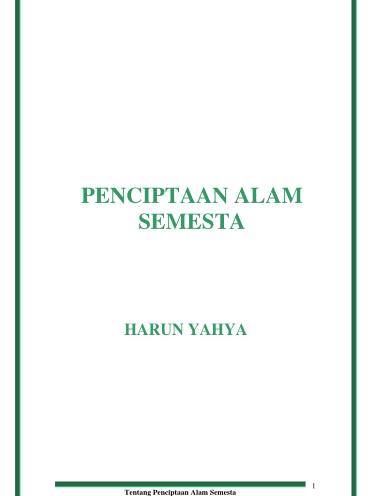 Penciptaan Alam Semesta
