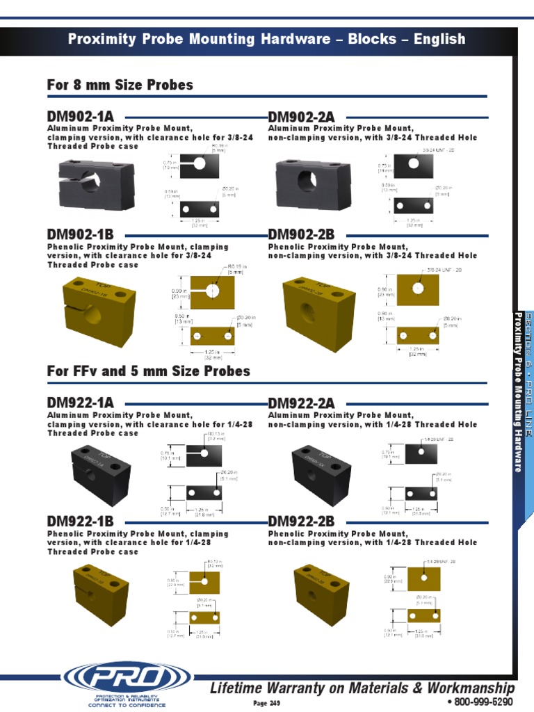 6 PRO ProxProbe Blocks English DS | PDF