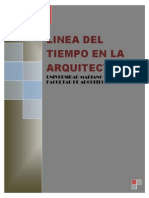 Linea de Tiempo en La Historia de La Arquitectura PDF