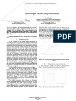 A Modified Homomorphic Filter For Image Enhancement: Gu Hailan LV Wenzhe