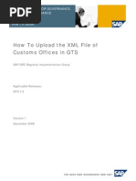 Upload XML File GTS