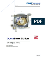 EAME OPERA PMS Utilities Description V4