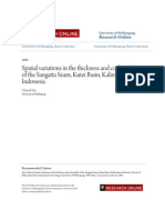 Spatial Variations in The Thickness and Coal Quality of The Sanga