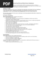 SQL Syllabus | PDF | Microsoft Sql Server | Database Index