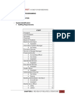 Center For Christ: Architectural Programming Spatial Organization Spatial Identification Staffing Requirements