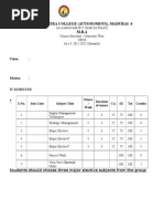 Sourashtra College (Autonomous), Madurai - 4 M.B.A: Vision