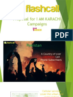 Proposal For I AM KARACHI Campaigns