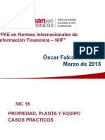 02NIC 16 Propiedad, Planta y Equipo MAR2015 - Casos
