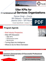 KPIs For Professional Services Organizations