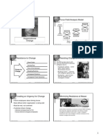 Force Field Analysis Model: Forces For Forces For Change Change